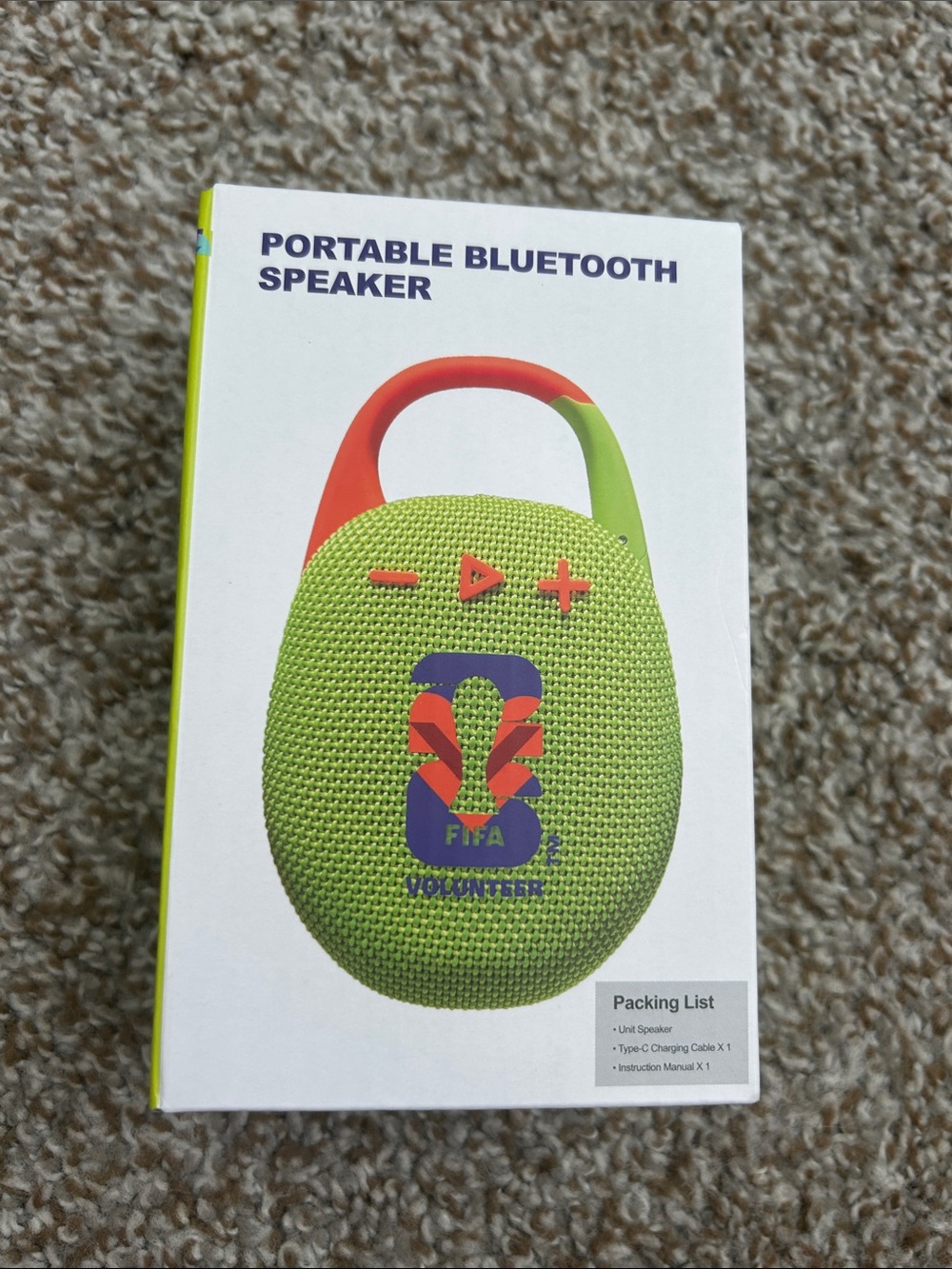 FIFA World Cup Volunteer Portable Bluetooth Speaker - Green -